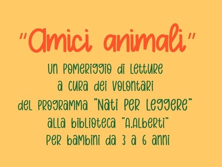 Un maggio di storie - Letture NpL alla Biblioteca Alberti