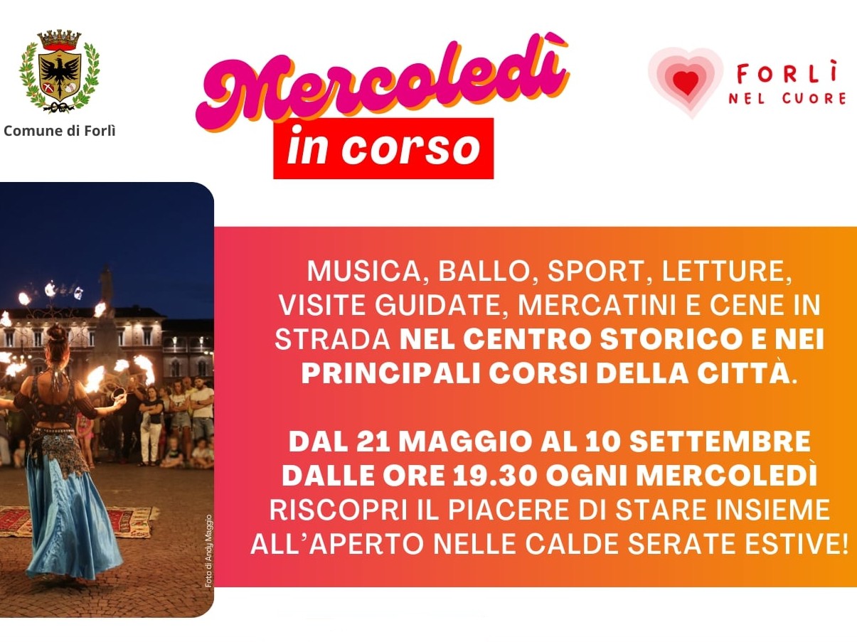 Mercoledì in corso - nel centro storico e nei principali corsi della città