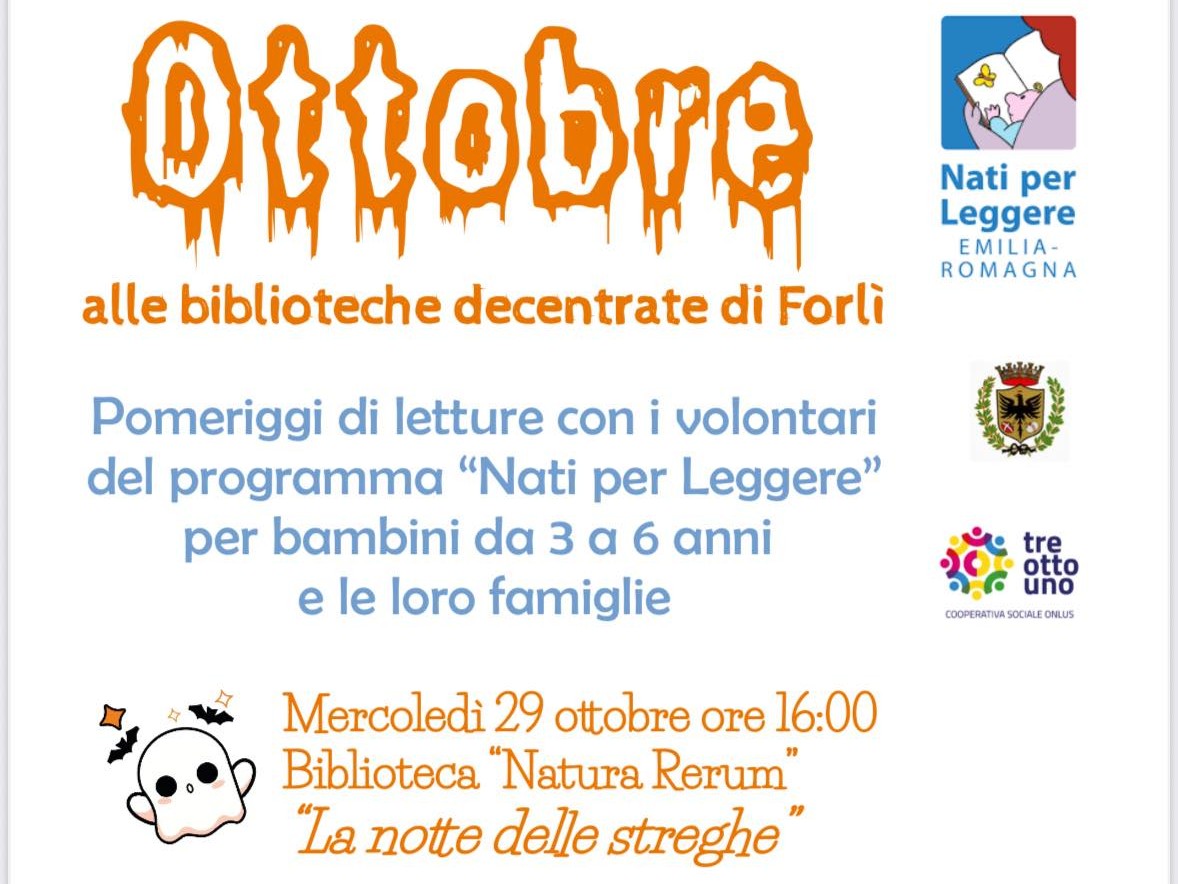 Ottobre alle Biblioteche Decentrate di Forlì - Nati per Leggere