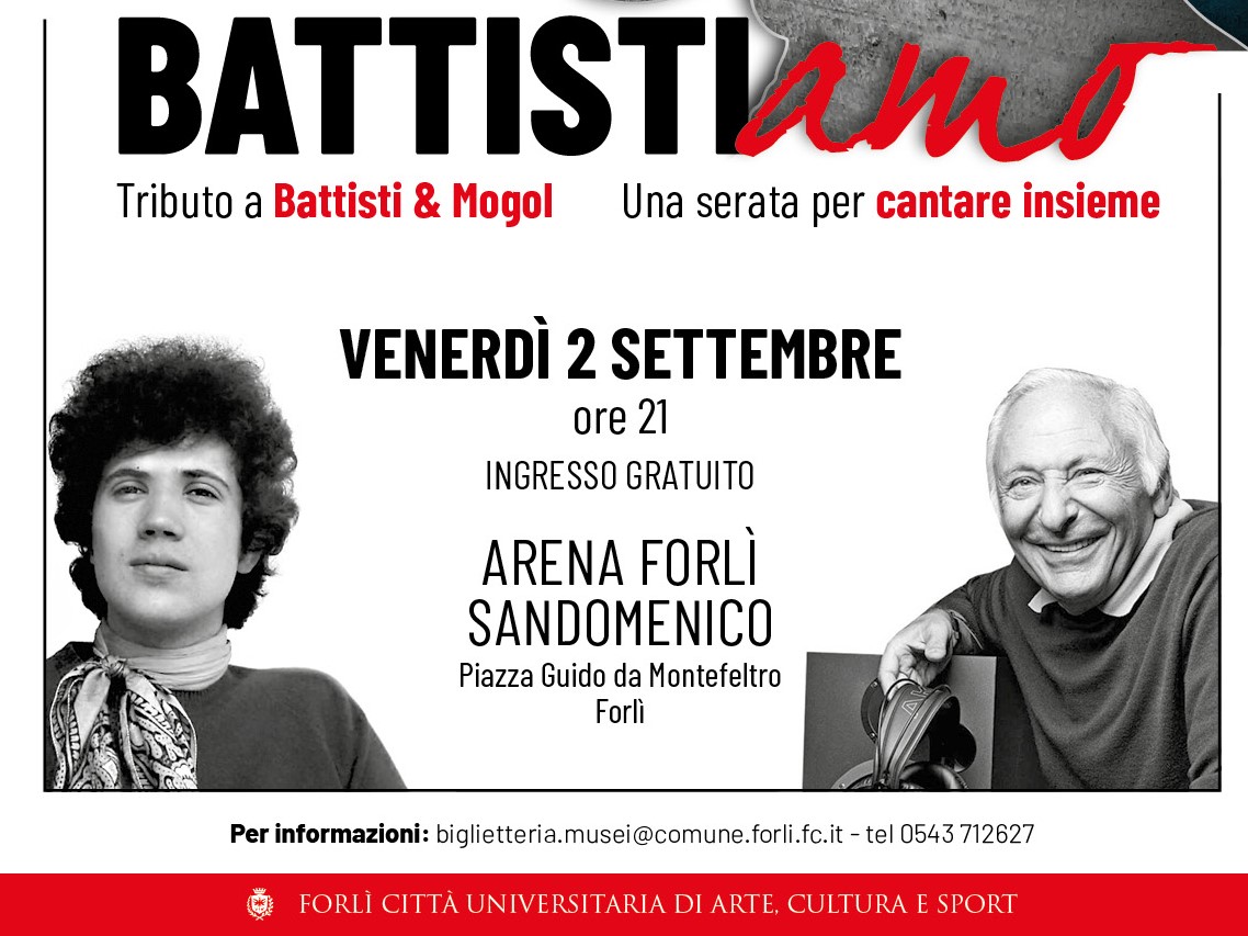 BATTISTIamo - Tributo a Battisti e Mogol all Arena San Domenico