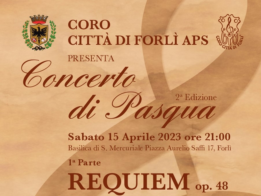 Concerto di Pasqua alla Basilica di S. Mercuriale - 2^ edizione