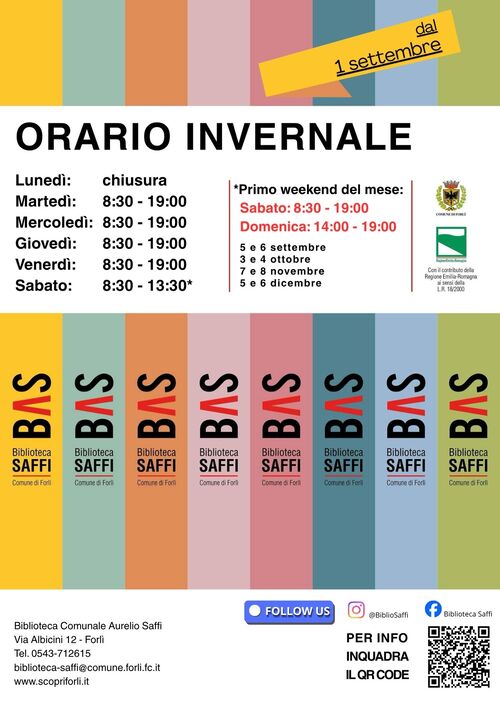 Orari Invernali BAS